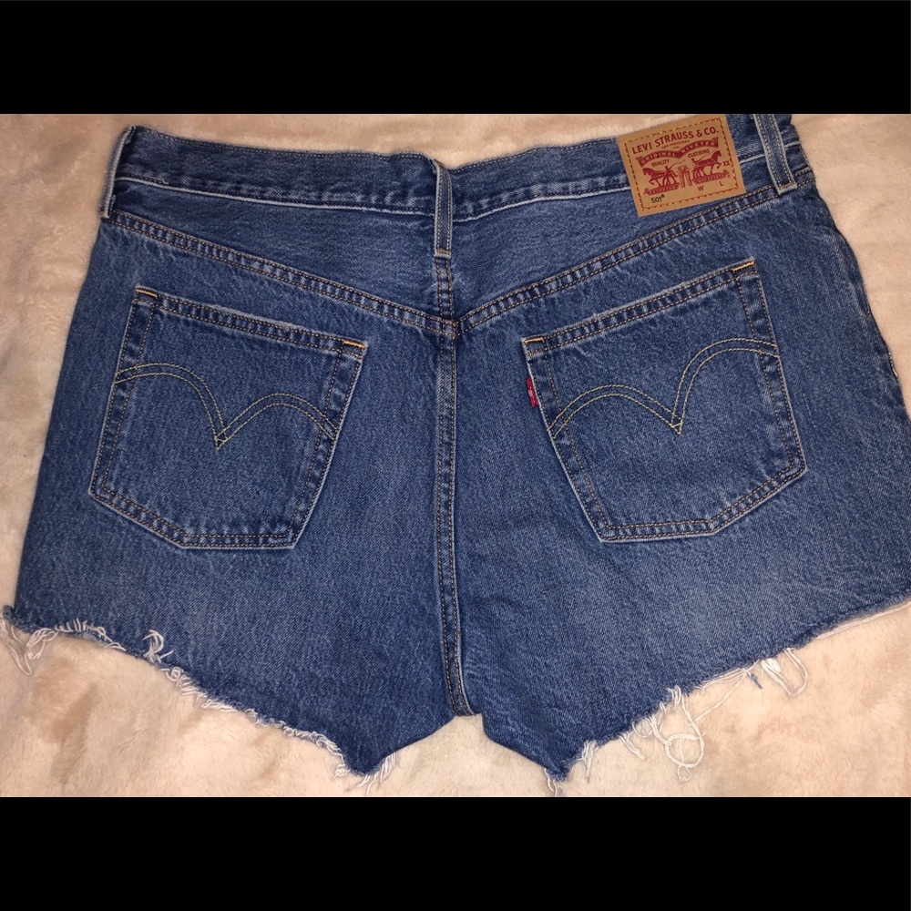 High-Waist Levi Jean Shorts 501